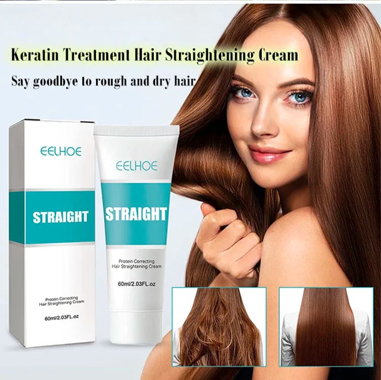 HairTouch™ – Gladmakende Keratine Haarcrème | Anti-Pluis & Glanzend Haar