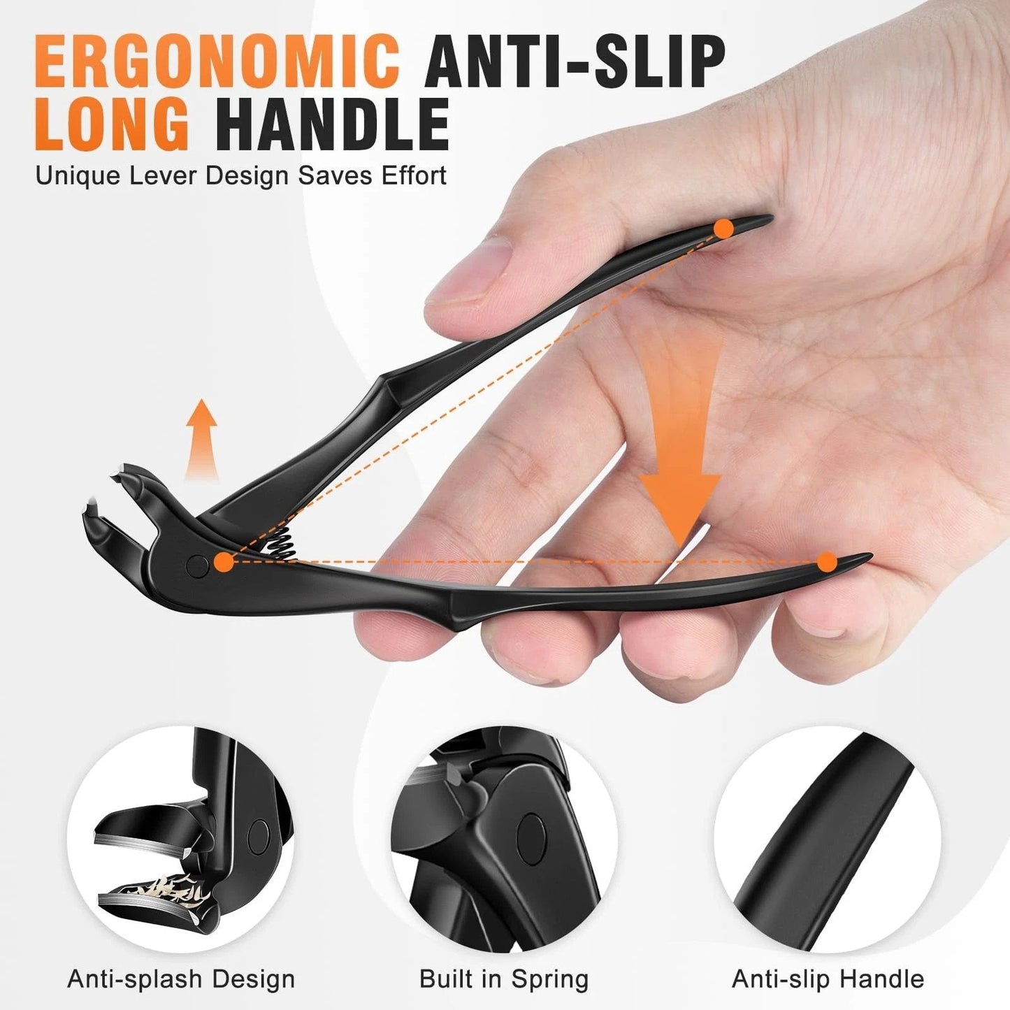 NailEase – Ergonomische Nagelknipper voor Dikke Nagels