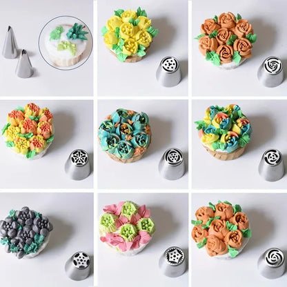 50% Korting | CakeCraft™ - Taartdecoratie spuitmondjes [set van 7] [Laatste dag korting].