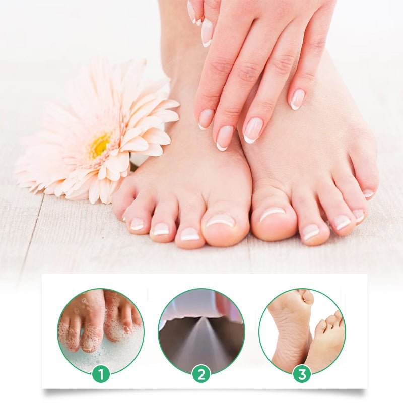 FootCare™ Antimicrobiële Voetspray – Diepe Hydratatie & Voetverzorging [1+1 Gratis]
