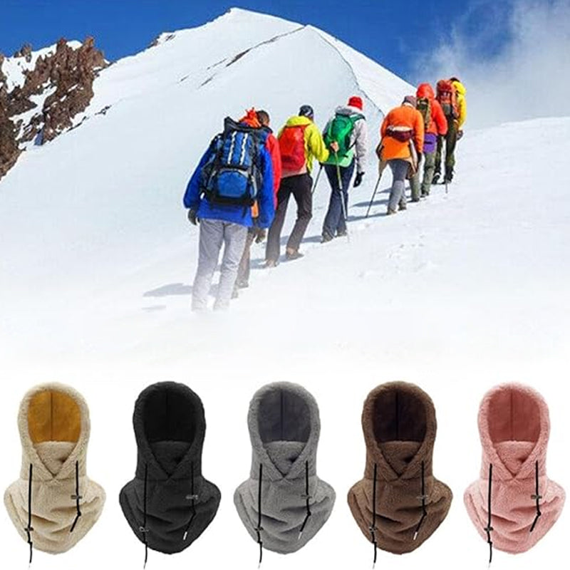 SkiMask™ – Warm Skimasker met Sherpa Capuchon | Winddicht & Rekbaar