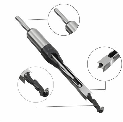 CarveTech™ Holbeitel – Vierkante Gaten Frezen in Hout met Precisie