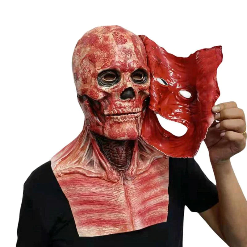 50% Korting | Skinless™ Dubbellaags Halloween Masker [LAATSTE DAG KORTING]