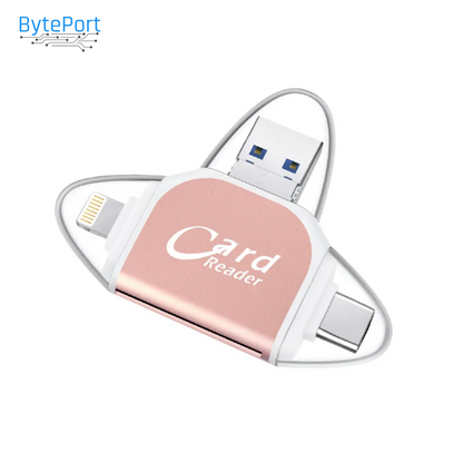 Byteport – 4-in-1 SD-kaartlezer voor moeiteloze datatransfer [50% korting]