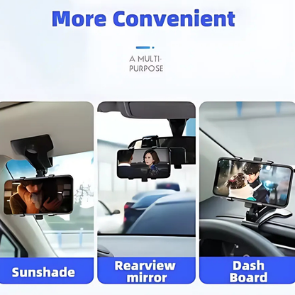 Icone™ – 360° Draaibare Telefoonhouder Auto | Handsfree & Veilig