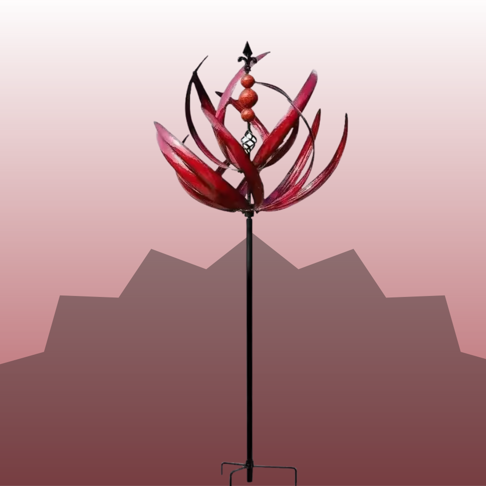 SerenitySpin™ – Bloemen Windspinner voor Tuin | Kleurrijke Tuindecoratie