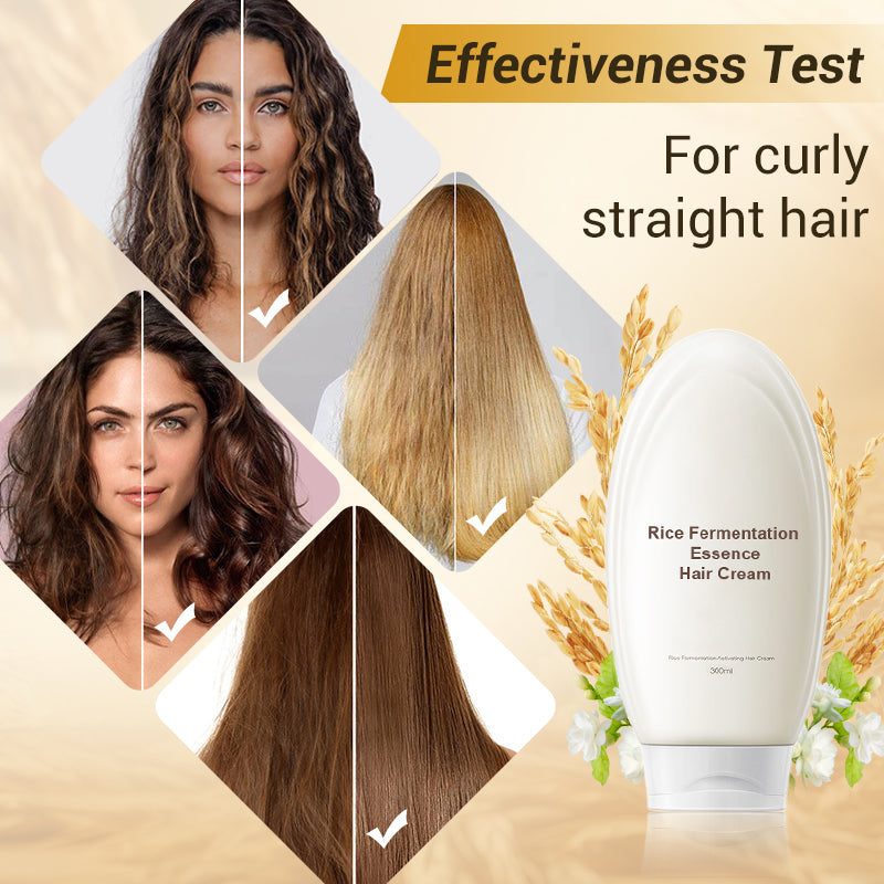 RiceEssence™ – Haarcrème met Gefermenteerde Rijstessence voor Glanzend Haar