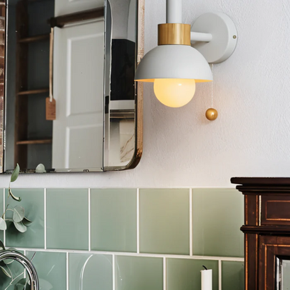 NordLume – Stijlvolle LED-wandlamp met trekschakelaar voor gezellig sfeerverlichting [50% korting]