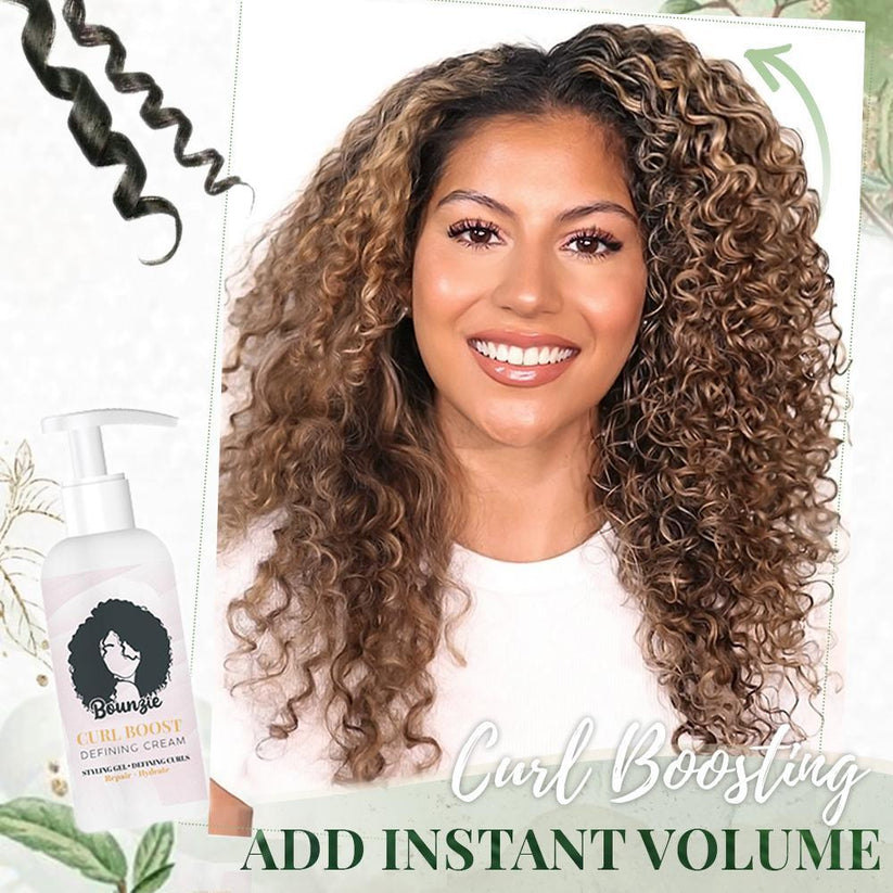 BouncyCurls™ – Verbeterd volume en soepele haarcrème [1 + 1 Gratis]