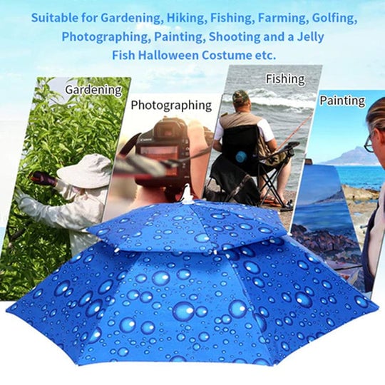 ShadeCap™ – Buiten Zonnescherm met Dubbele Schermoppervlakte [50% Korting]