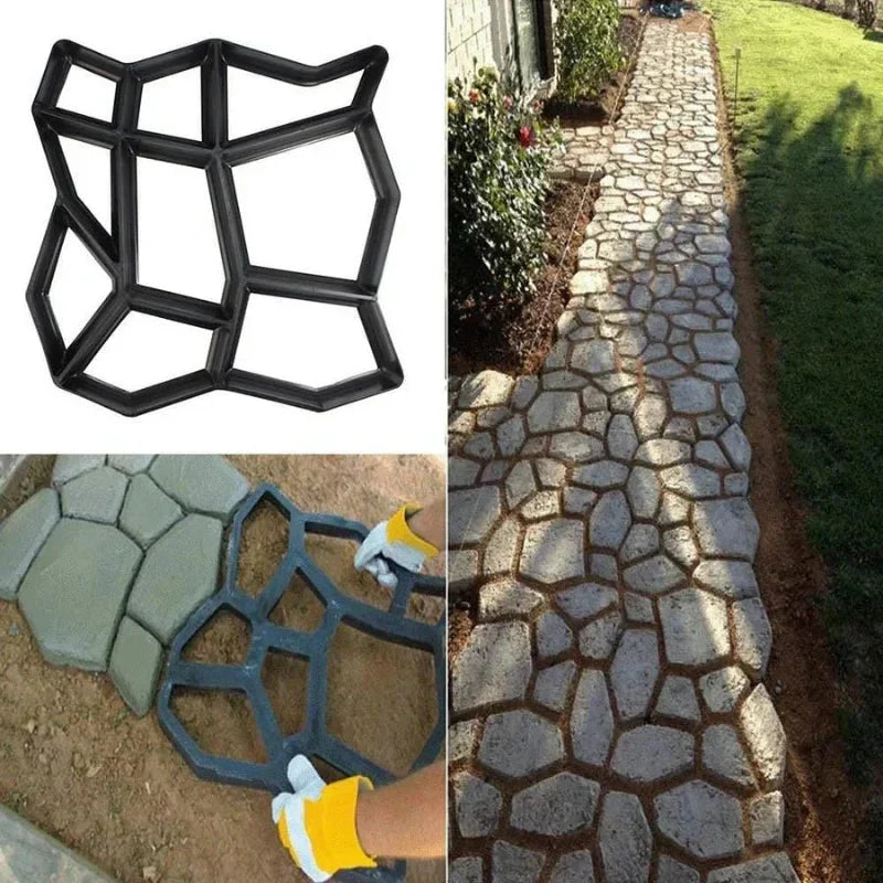 PathMold™ Tuinsjabloon – Maak Zelf Decoratieve Tuinpaden
