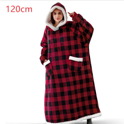 ComfyBlanket™ – Ultrawarme sherpa-fleece hoodie voor extra gezelligheid [50% Korting]