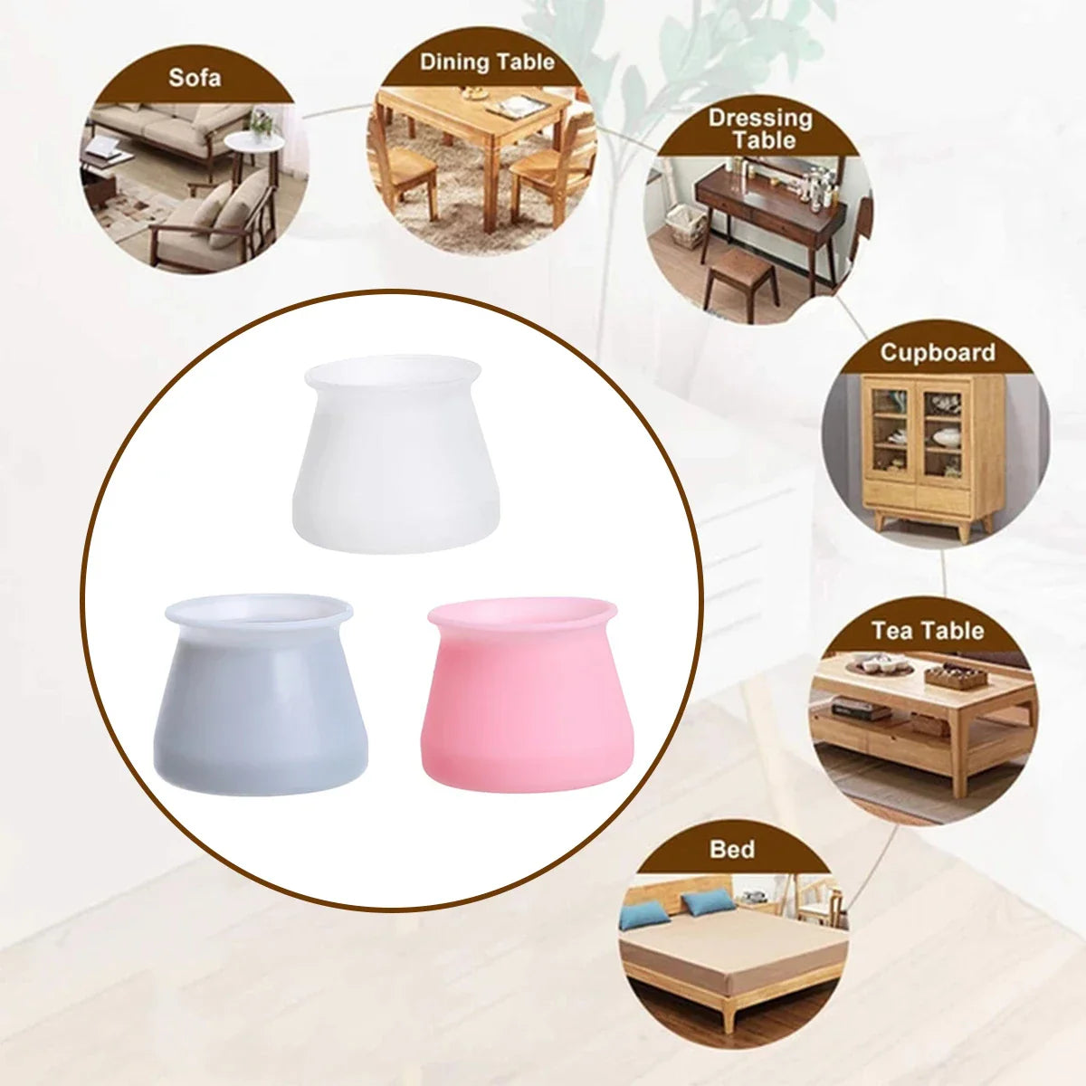 SafeCup™ Anti-Kras Stoelbeschermer | VANDAAG 8 + 8 GRATIS