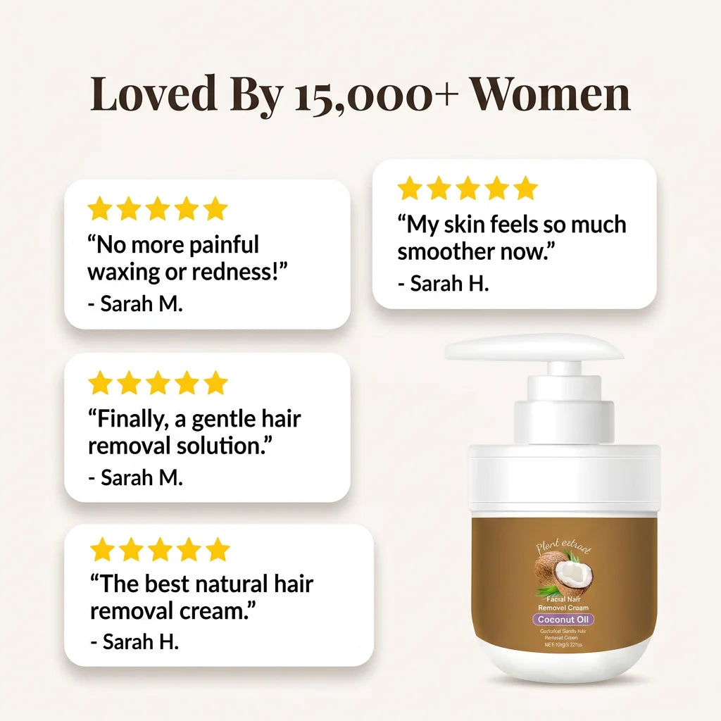SilkySmooth – Zachte Gezichtshaarverwijdering op Plantaardige Basis [50% Korting]