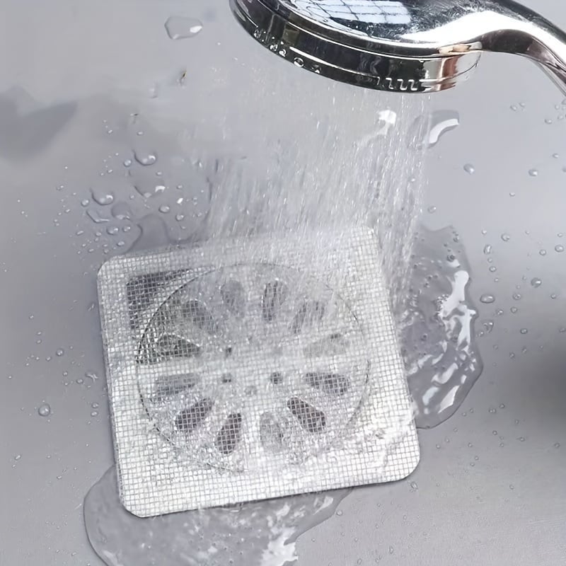 CleanFlow™ Wegwerp Vloerafvoerstickers – Tegen Haren & Verstoppingen