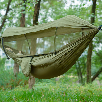 SpaceRelax – De ultieme outdoor-hangmat voor maximaal comfort en bescherming | 50% korting