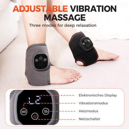 AnkleRelief™ – Enkelmassageband met Warmte & Vibratie voor Enkelpijn
