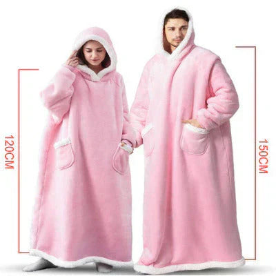ComfyBlanket™ – Ultrawarme sherpa-fleece hoodie voor extra gezelligheid [50% Korting]