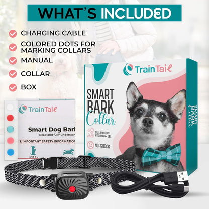 Antiblafhalsband voor kleine honden met geluid en vibratie
