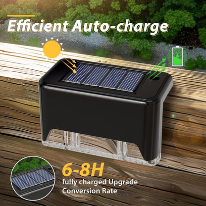 SolarLume™ - Set van 4 solar terraslampen - Weerbestendige buitenverlichting [2 + 2 Gratis]