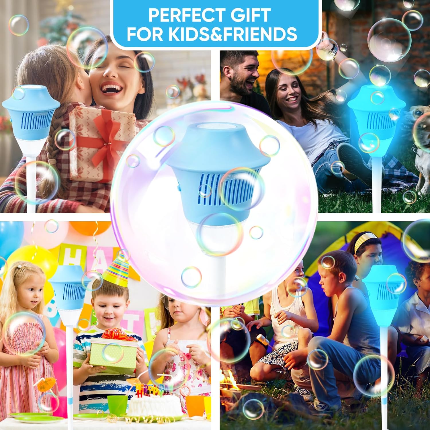 BubbleStorm™ – Draagbare bellenblaasmachine voor kinderplezier en vreugde [50% Korting]