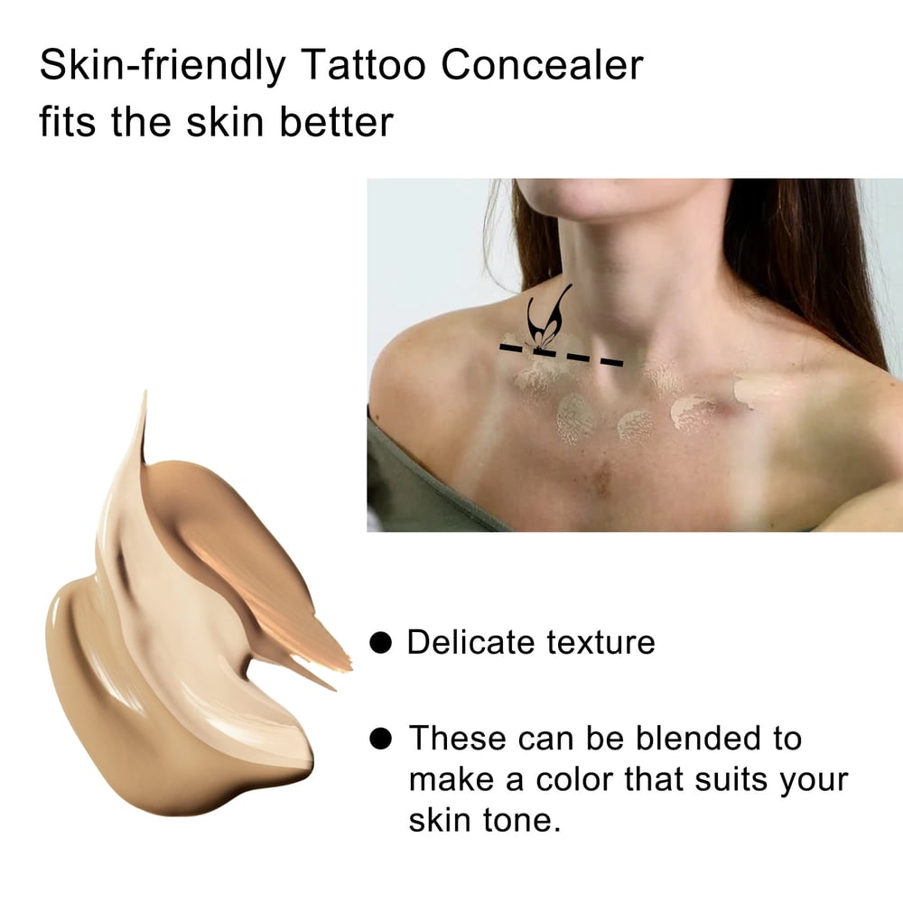 DermaVeil™ – Waterdichte bedekking voor tatoeages en littekens met een natuurlijke finish [1 + 1 Gratis]