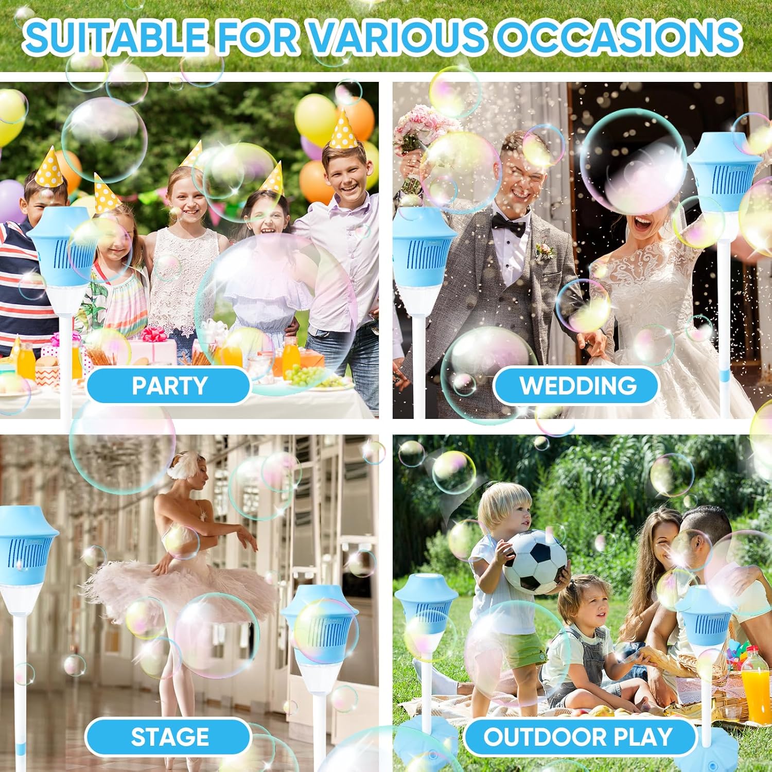 BubbleStorm™ – Draagbare bellenblaasmachine voor kinderplezier en vreugde [50% Korting]