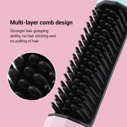 LuxeGlide™ Draadloze Stijltang – Glad & Pluisvrij Haar in 30 Seconden