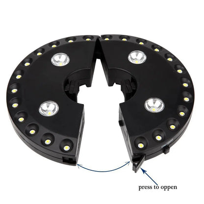 LumaGlow – Draadloos LED-Schirmlicht voor stralend heldere buitenruimtes [50% korting]
