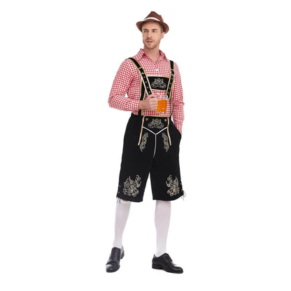 Beiers Lederhosen-kostuum 3-delig met bretels en hoed