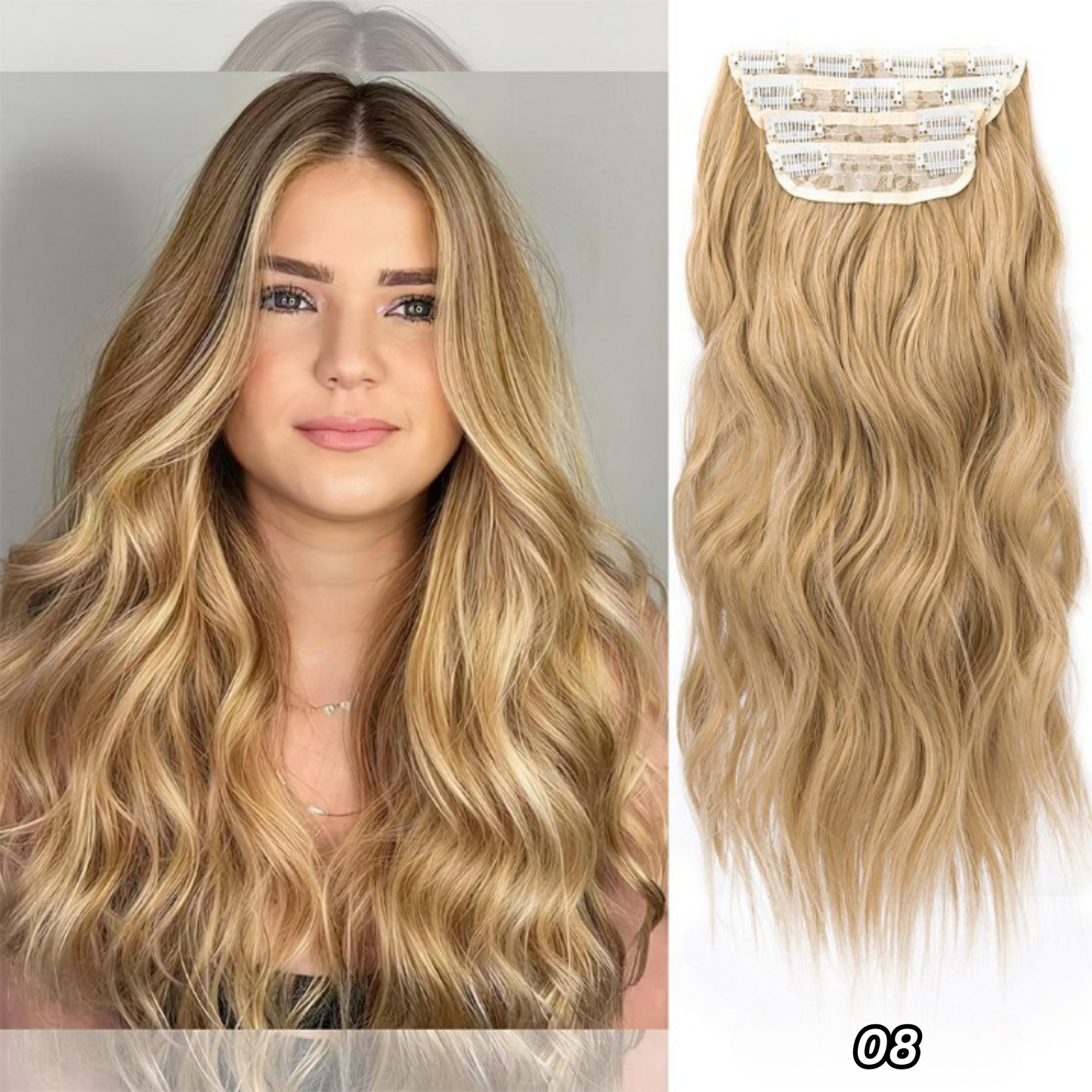 HairLink™ Clip-in Haarverlenging – Meer Volume & Lengte in Seconden