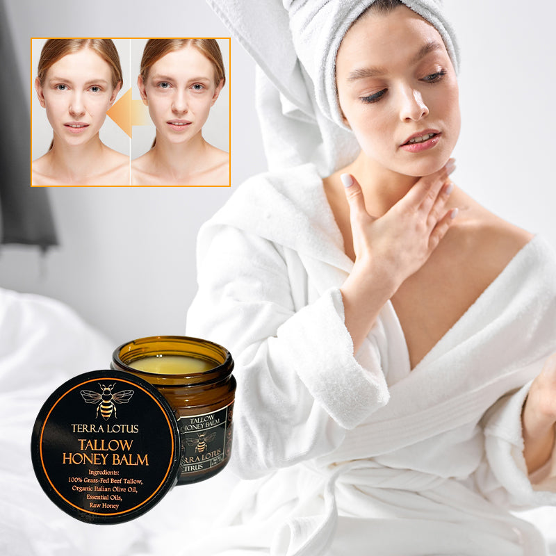 NaturBalance™ – Gezichtscrème met rundertalg, bijenwas & honing voor soepele huid [1 + 1 Gratis]