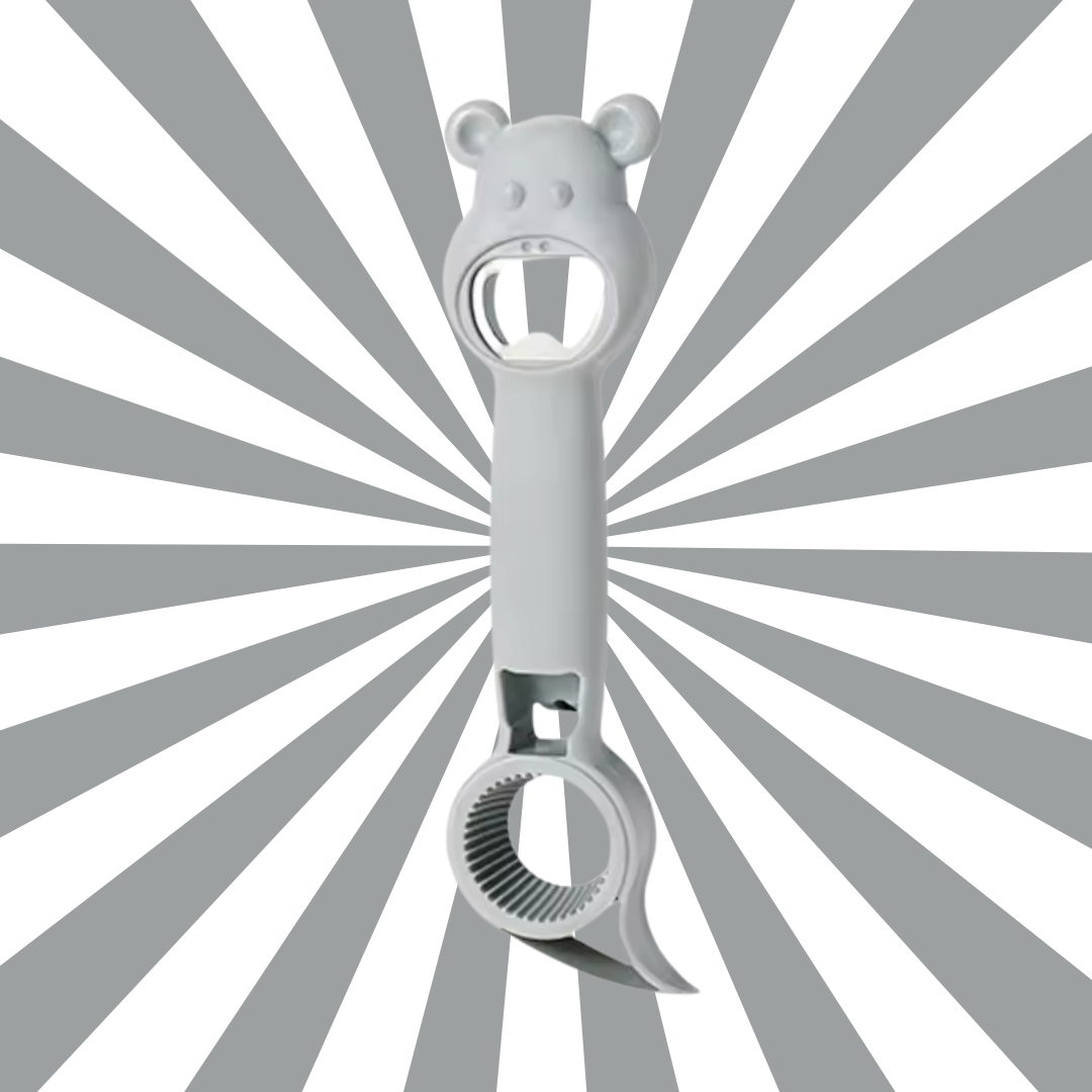 CapEase™ – 4-in-1 Flessen- & Pottenopener voor Moeiteloos Openen [50% Korting]
