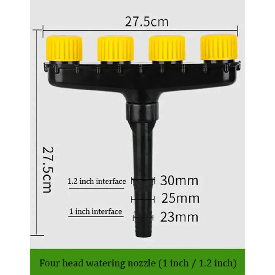 AquaQuad™ - Premium 4-kops tuinsproeier [50% Korting]