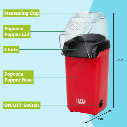 PopAir™ – Hetelucht Popcornmachine voor Gezonde en Heerlijke Snacks [50% Korting]