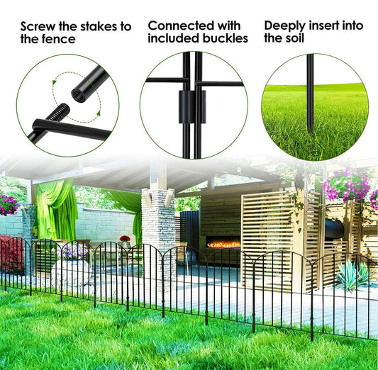 GardenCare – Decoratieve RVS tuinhekwerk voor stijlvolle perkenafscheiding [50% korting]