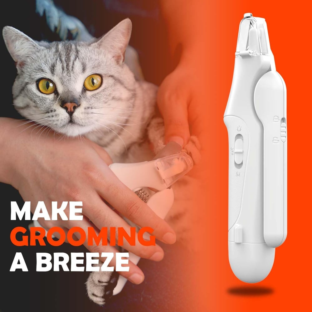 PetNail™ – Professionele Nagelslijper voor Honden & Katten | Veilig & Stil
