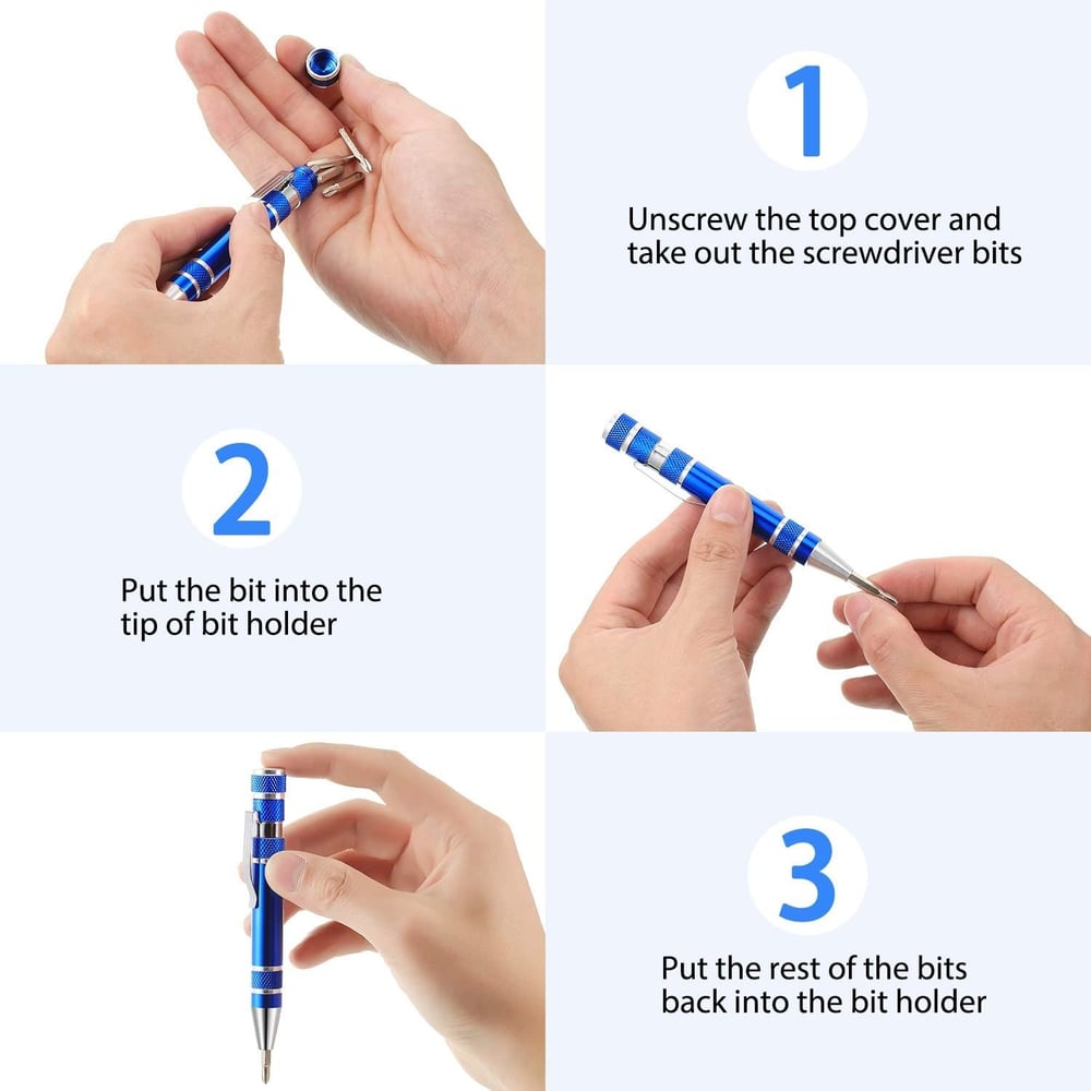 MultiBit™ – Compact aluminium reparatiegereedschap voor veelzijdige toepassingen [50% Korting]