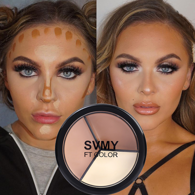 SVMY™ – Driekleurig concealer-palette voor vlekkeloze dekking en een stralende teint [1 + 1 Gratis]