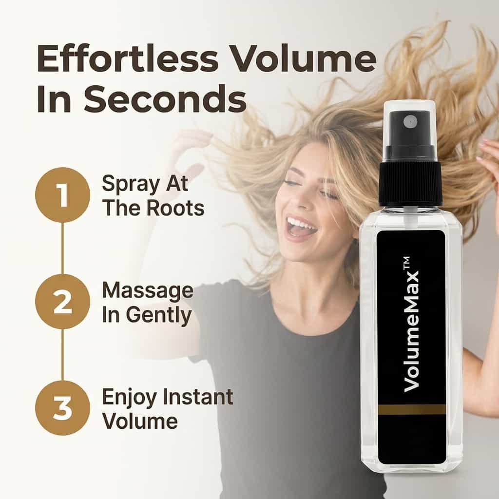 VolumeMax – Directe Haarvolume-Boost voor zichtbaar voller haar [1 + 1 Gratis]