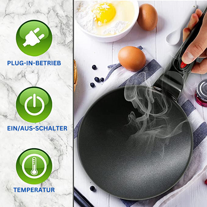 ProPanX – Elektrische Crêpe- en Pannenkoekenmaker met Antiaanbaklaag