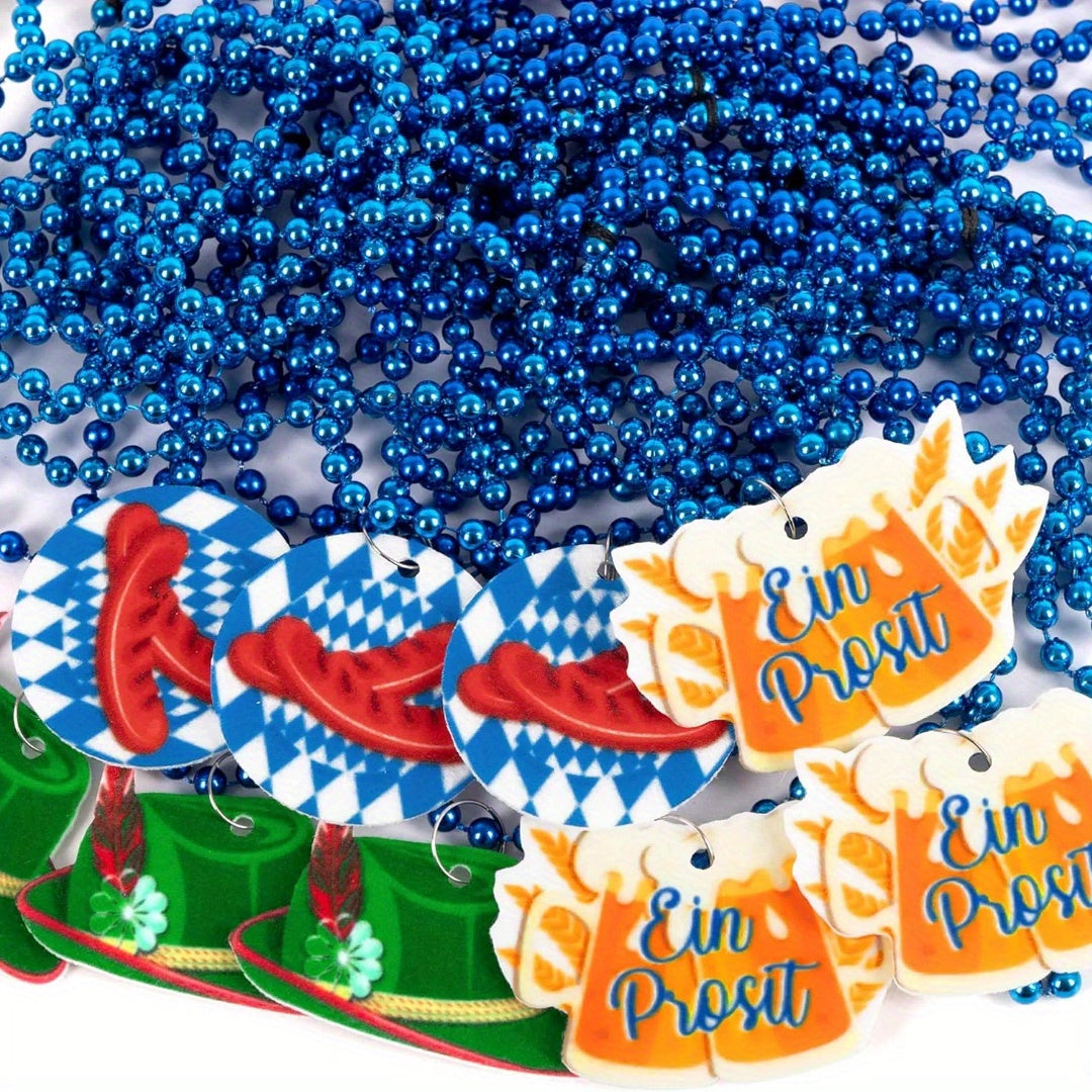 Oktoberfest Halskettingset met Beierse hangers – 21 stuks
