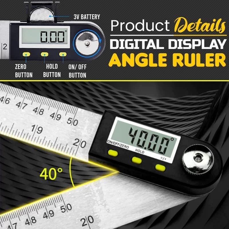 DigiAngle™ - Nauwkeurige hoek- & lengtemeting [50% Korting]