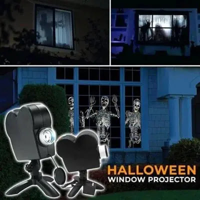 Holografische Halloween Projector met Projectiescherm & 12 Video's