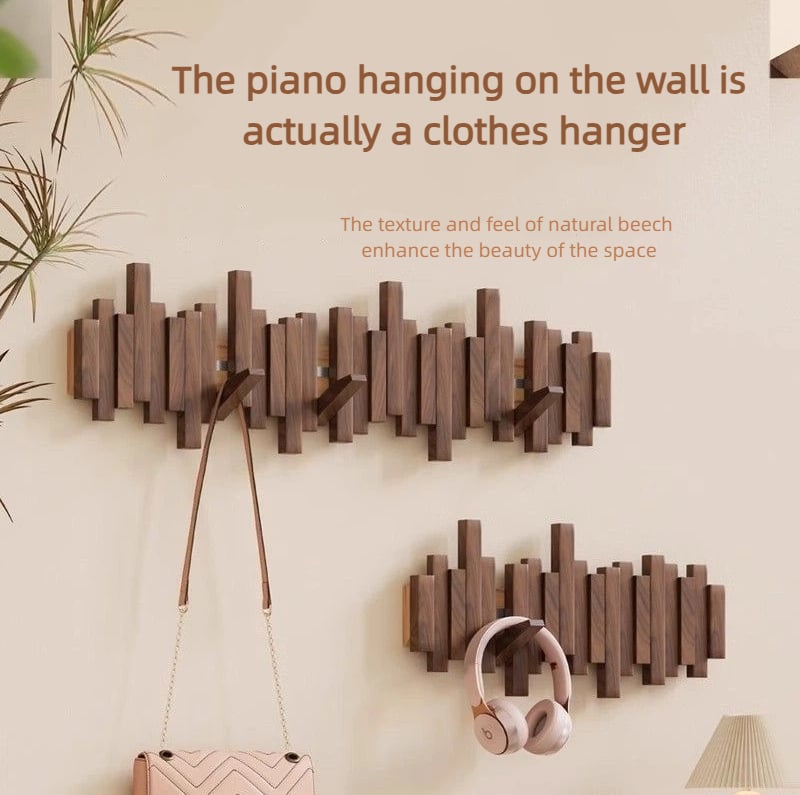 SonataRack – Stijlvolle wandkapstokhaak in pianodesign | 50% korting