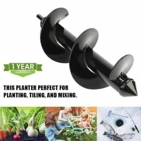 SpiralDrill™ – Zware spiraalboor voor diepe beplanting [50% Korting]