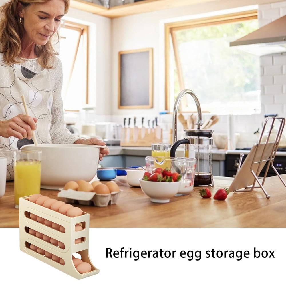 EggShelf™ - 4-tier eierrekker voor koelkast & keuken [50% Korting]