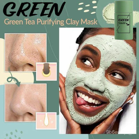 DermaTea™ – Groene Thee Masker Stick voor Diepe Poriënreiniging [1+1 Gratis]