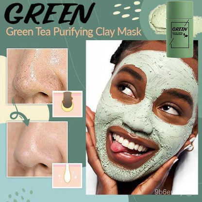 DermaTea™ – Groene Thee Masker Stick voor Diepe Poriënreiniging [1+1 Gratis]
