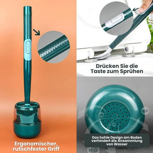 BrightBrush™ – Hygiënische WC-borstel met Reinigingsmiddelendispenser